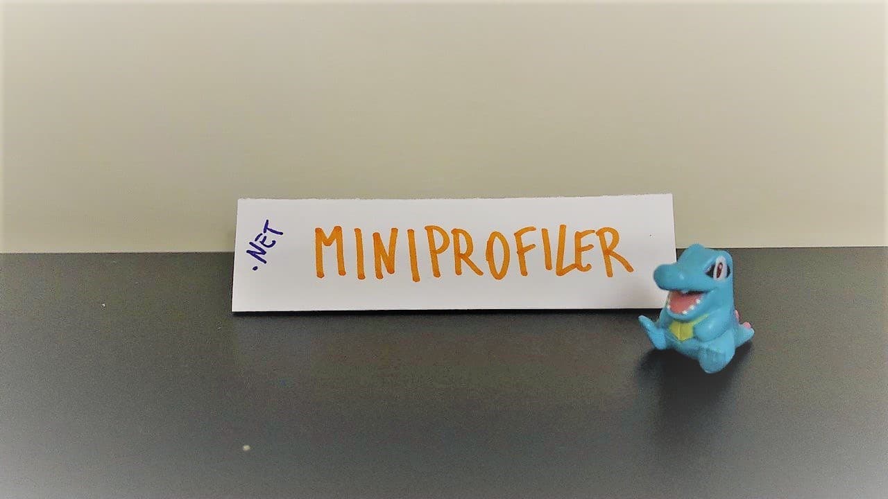 Profiling .NET code with MiniProfiler